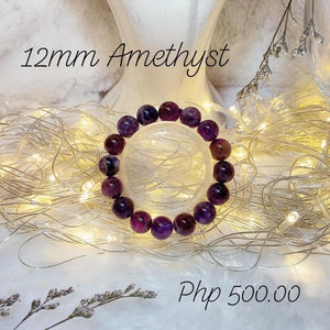 12mm Amethyst Bracelet (Health)