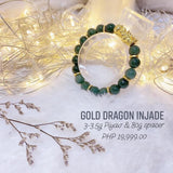 Gold Dragon and Jade (24k Gold)