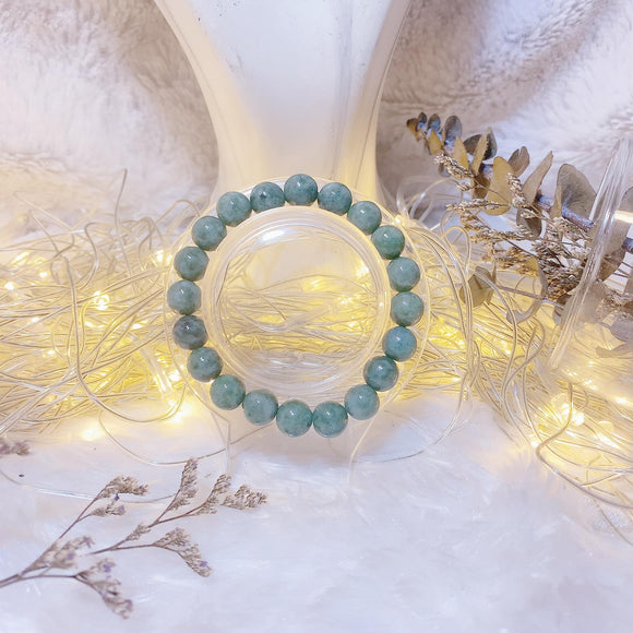 Light Burmese Jade Bracelet (Money)