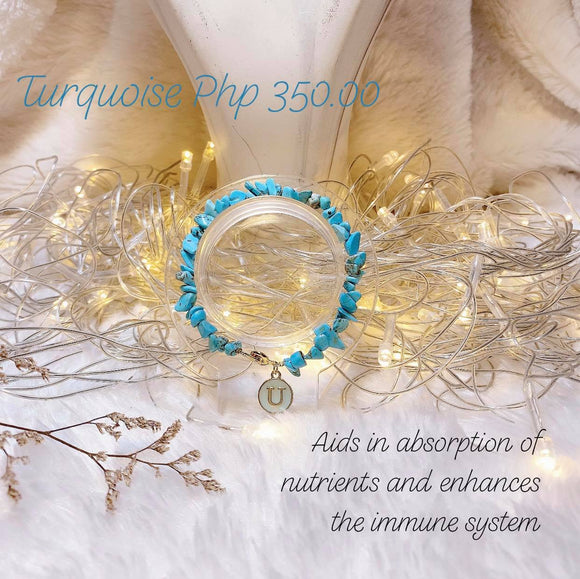 Turquoise U-Bracelet (Calming and Detox)