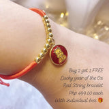 Lucky Year of The Ox Red String Bracelet